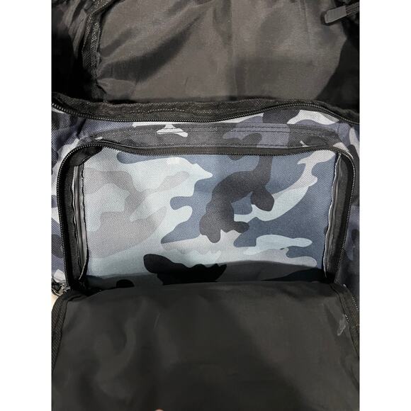 Fuel Gray Black Camo Top Loading Backpack - Picture 3 of 4